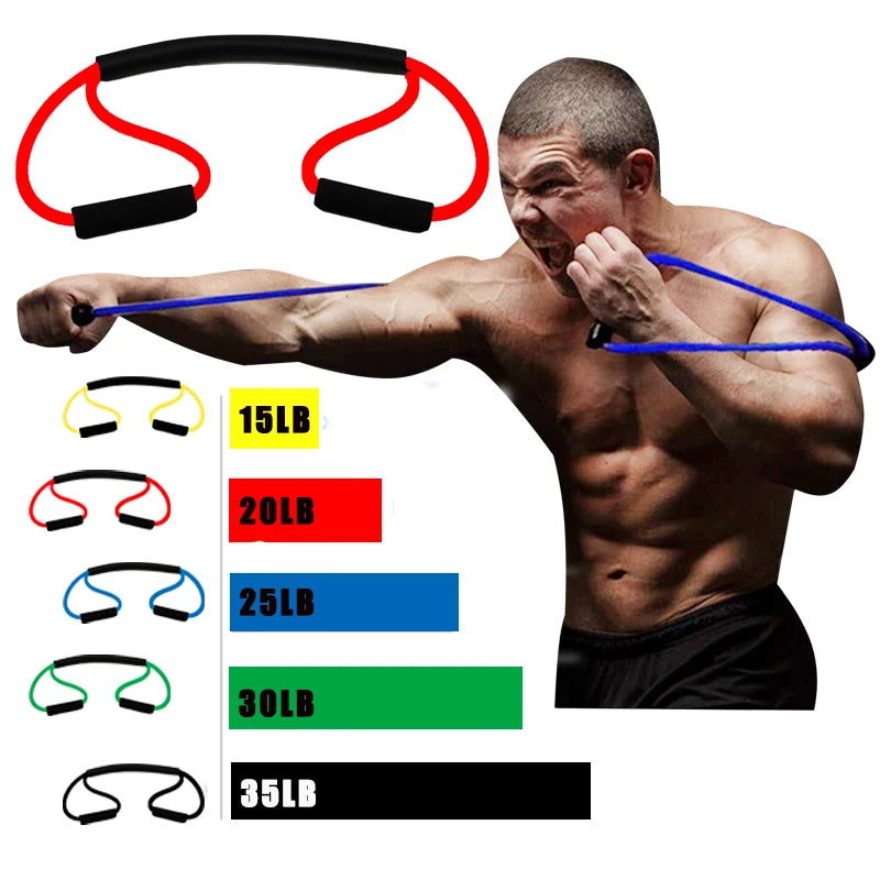 Shadow Boxing Resistance Bands Rubber