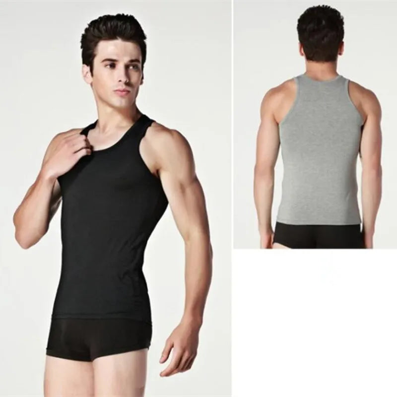 Hot Sale 3pcs / 100% Cotton Mens Sleeveless