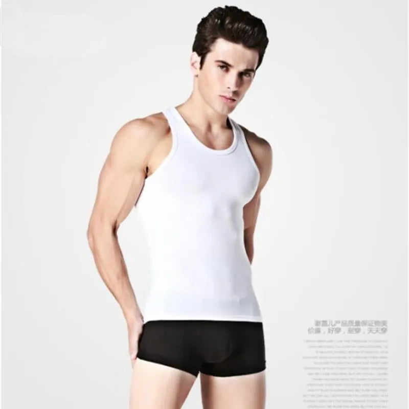 Hot Sale 3pcs / 100% Cotton Mens Sleeveless