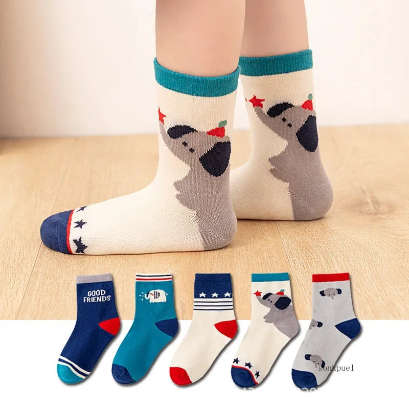 5Pairs Baby Socks Newborn Baby Boy