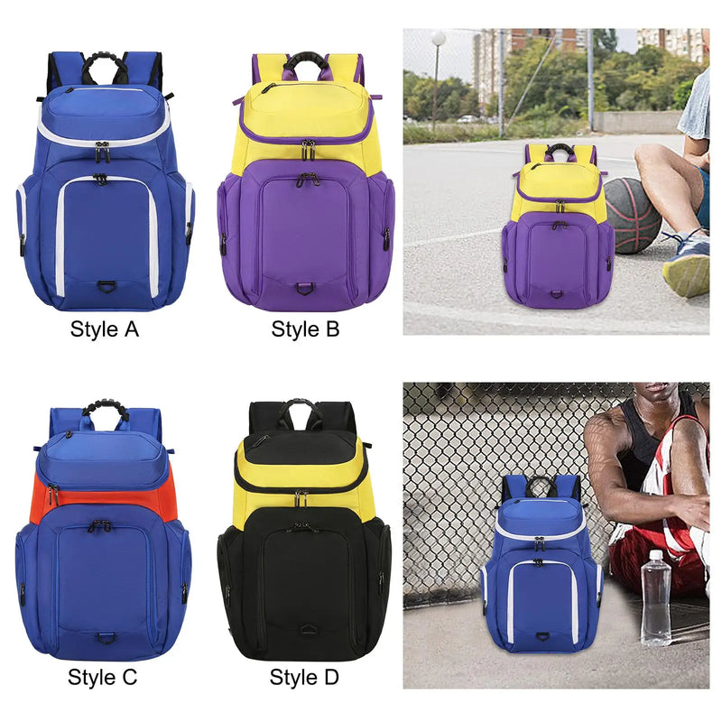 Basketball Backpack Wear Resistant with Ball