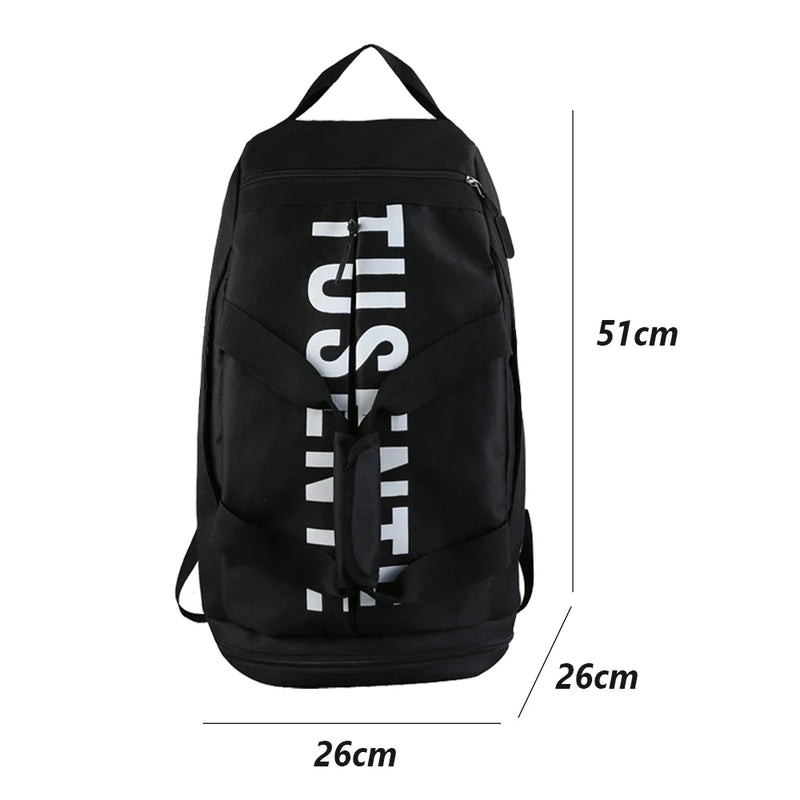 Large Sport Gym Bag Women Fitness Backpack Waterproof