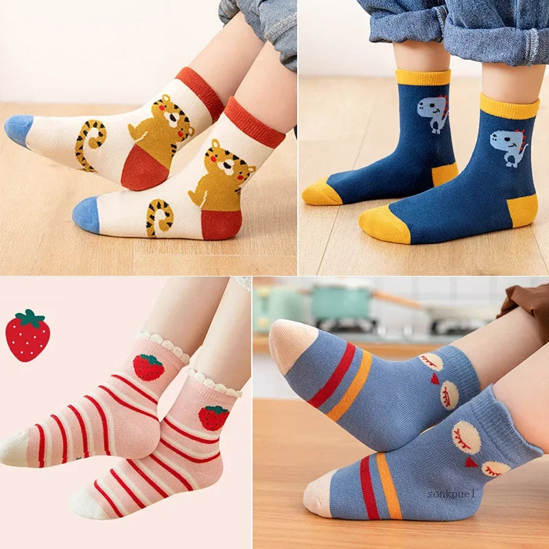 5Pairs Baby Socks Newborn Baby Boy