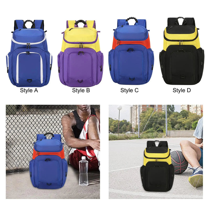 Basketball Backpack Wear Resistant with Ball